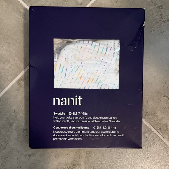 Nanit Other - Nanit Baby Swaddle with Colorful Stripes